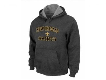New Orleans Sains Heart & Soul Pullover Hoodie D.Grey