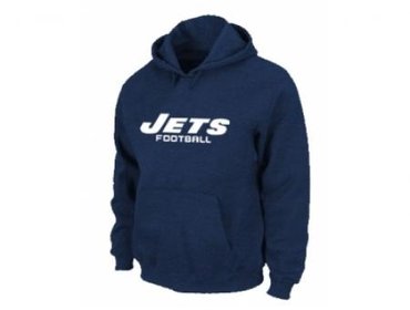 New York Jets Authentic font Pullover Hoodie D.Blue