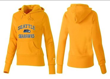 Women Seattle Seahawks Logo Pullover Hoodie-- (15)