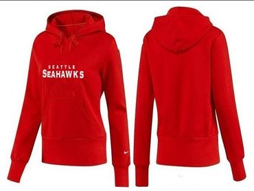 Women Seattle Seahawks Logo Pullover Hoodie-- (53)