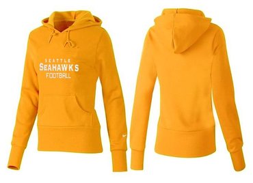 Women Seattle Seahawks Logo Pullover Hoodie-- (44)