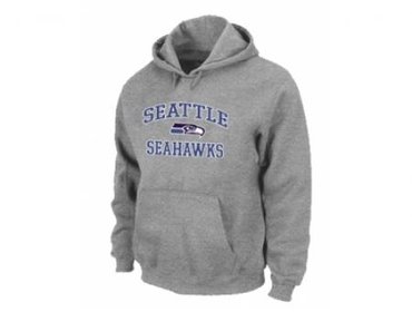 Seattle Seahawks Heart & Soul Pullover Hoodie Black Grey