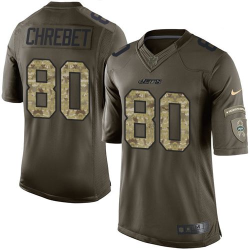 Nike Jets #80 Wayne Chrebet Green Men's Stitched NFL Limited