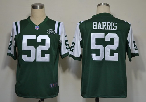 2012 NEW NFL New York Jets 52 David Harris Green Jerseys(Game)