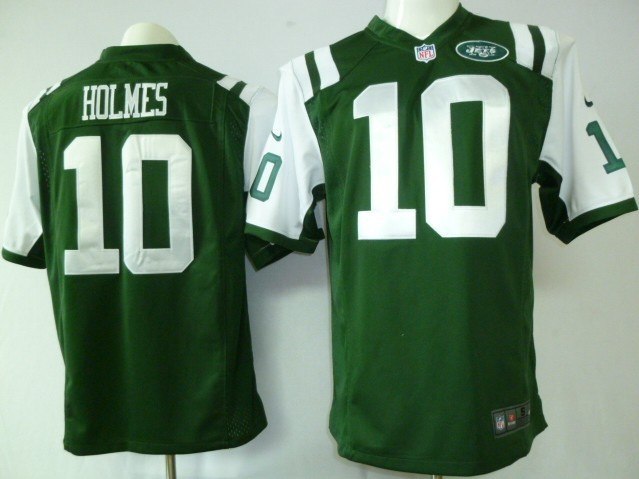 2012 nfl new york jets 10 santonio holmes game green jerseys