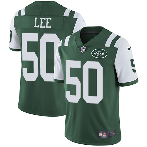 Nike Jets #50 Darron Lee Green Team Color Men's Stitched NFL Vapor Untouchable Limited Jersey