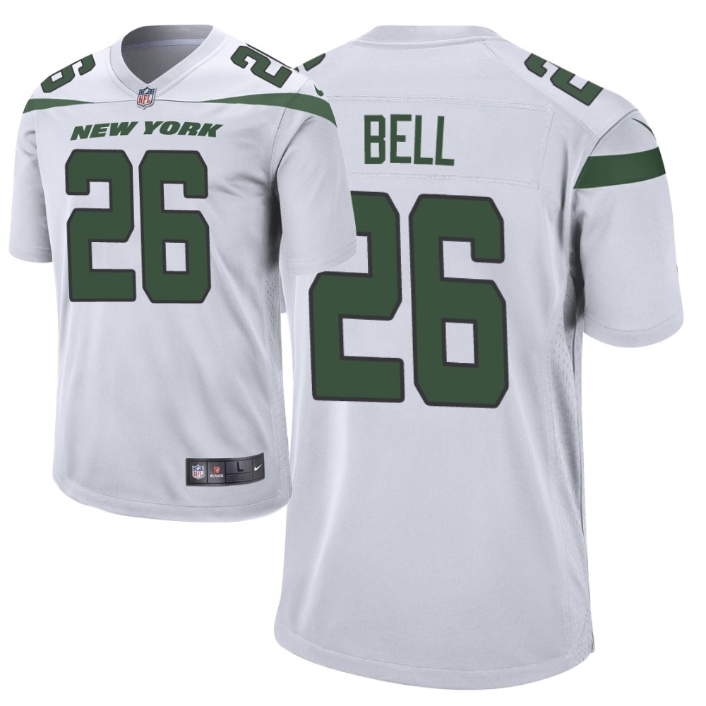 Men's New York Jets #26 Le'Veon Bell white Player Game