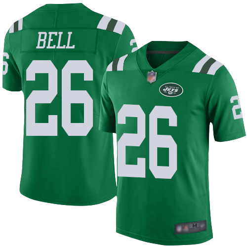 Jets #26 Le'Veon Bell Green Men's Stitched Football Limited Rush Jersey