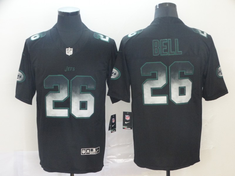 Jets 26 Le'Veon Bell Black Arch Smoke Vapor Untouchable Limited Jersey