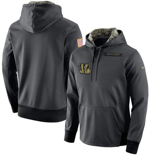 Men's Cincinnati Bengals Nike Anthracite Salute to Service Player