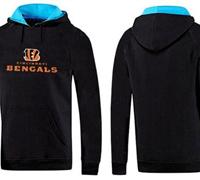 Cincinnati Bengals Critical Victory Pullover Hoodie Black & BLUE