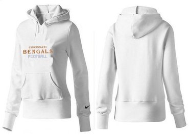 Women Cincinnati Bengals Logo Pullover Hoodie-- (40)