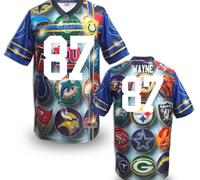 Indianapolis Colts #87 Reggie Wayne Stitched NFL Elite Fanatical Version Jersey (7)