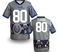Indianapolis Colts #80 Coby Fleener Stitched NFL Elite Fanatical Version Jersey (6)