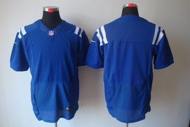 2012 NEW NFL Indianapolis Colts Blue Color Blank Jerseys(Elite)