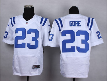 New Indianapolis Colts #23 Frank Gore Nike Royal White Jersey