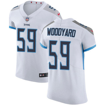Nike Titans #59 Wesley Woodyard White Men's Stitched NFL Vapor Untouchable Elite Jersey