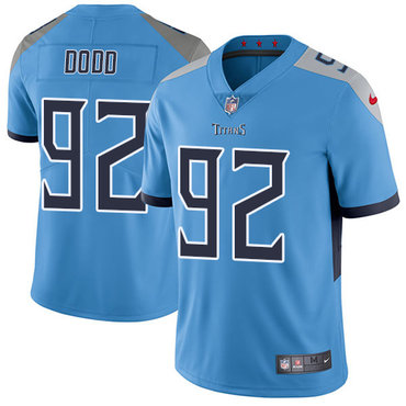Nike Titans #92 Kevin Dodd Light Blue Team Color Men's Stitched NFL Vapor Untouchable Limited Jersey
