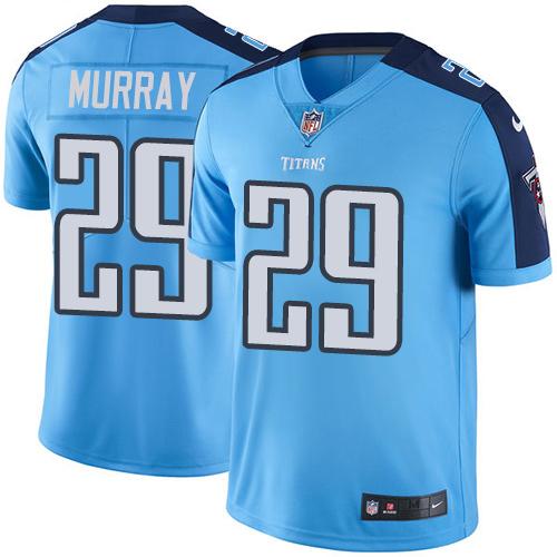 Nike Titans #29 DeMarco Murray Light Blue Men's Stitched NFL Limited Rush Jersey