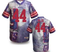 New York Giants #44 Andre Williams Stitched NFL Elite Fanatical Version Jersey (8)