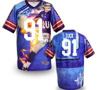 New York Giants #91 TUCK Stitched NFL Elite Fanatical Version Jersey (4)