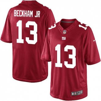 Nike New York Giants #13 Odell Beckham Jr Red Elite NFL Jersey
