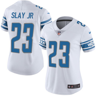 Nike Lions #23 Darius Slay Jr White Women's Stitched NFL Limited Jersey