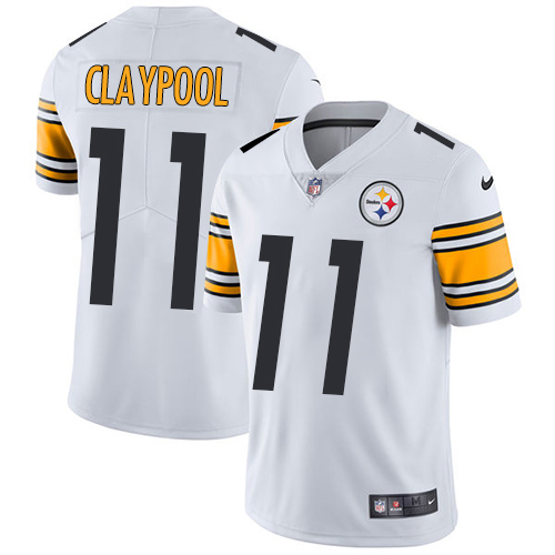 Youth Steelers #11 Chase Claypool White Jersey