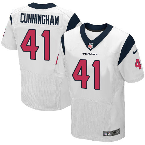 Nike Texans #41 Zach Cunningham White Men's Stitched NFL Elite Jersey