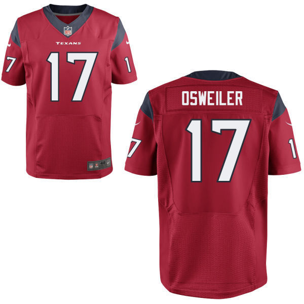 2016 nike New Houston Texans 17 Brock Osweiler red elite jerseys
