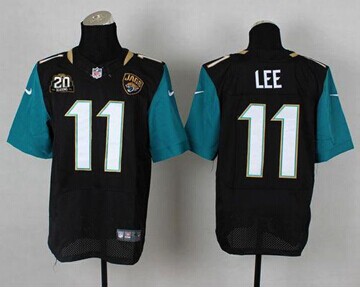 Jaguars #11 Marqise Lee Black Alternate With 20TH Season Patch Jersey