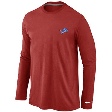 Detroit Lions Sideline Legend Authentic Long Sleeve T-Shirt RED