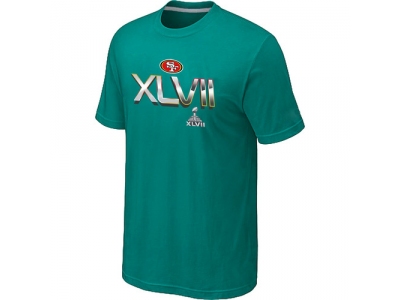Men San Francisco 49ers Super Bowl XLVII On Our Way Green T-Shirt