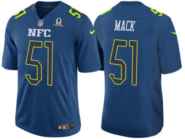 2017 Pro Bowl NFC Atlanta Falcons 51 Alex Mack Navy Game Jersey