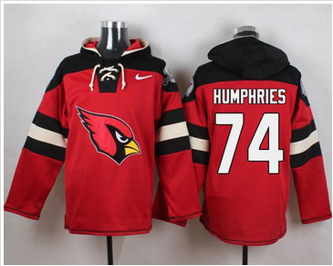 Nike Arizona Cardinals #74 D.J. Humphries Red Player Pullover NFL Hoodie