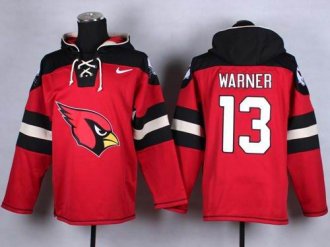Nike Arizona Cardinals #13 Kurt Warner Red Player Pullover NFL Hoodie