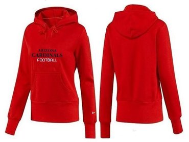 Women Arizona Cardinals Logo Pullover Hoodie-- (40)