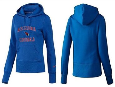 Women Arizona Cardinals Logo Pullover Hoodie-- (11)