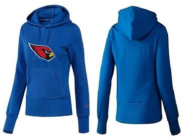 Women Arizona Cardinals Logo Pullover Hoodie-- (1)