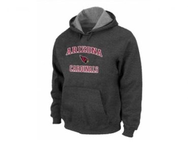 Arizona Cardinals Heart & Soul Pullover Hoodie D.Grey