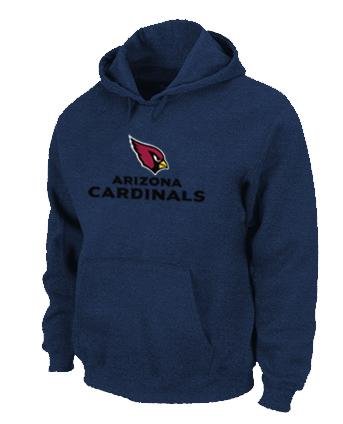Arizona Cardinals Authentic Logo Pullover Hoodie(D.Blue)