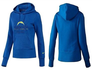 Women San Diego Chargers Logo Pullover Hoodie-- (22)