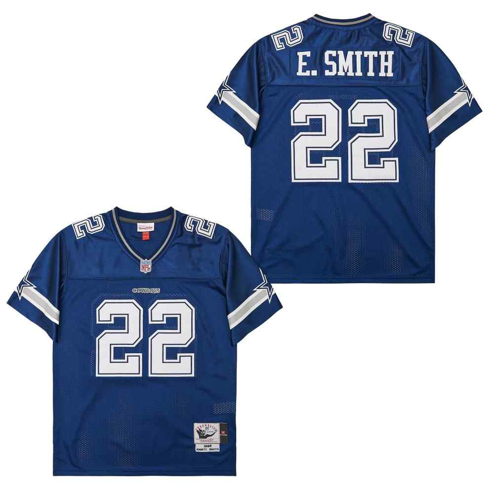 Mitchell&Ness cowboys #22 Throwback Stitched NFL Jersey 5