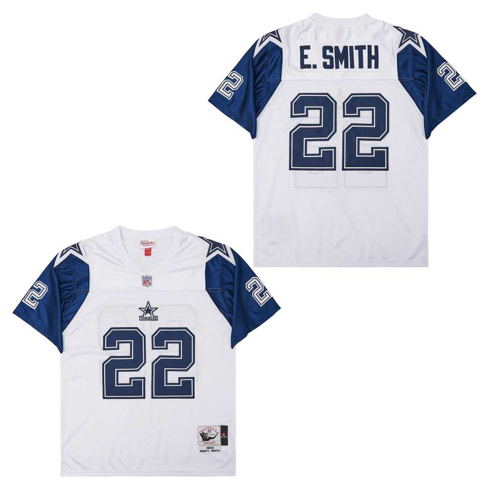 Mitchell&Ness cowboys #22 Throwback Stitched NFL Jersey 3