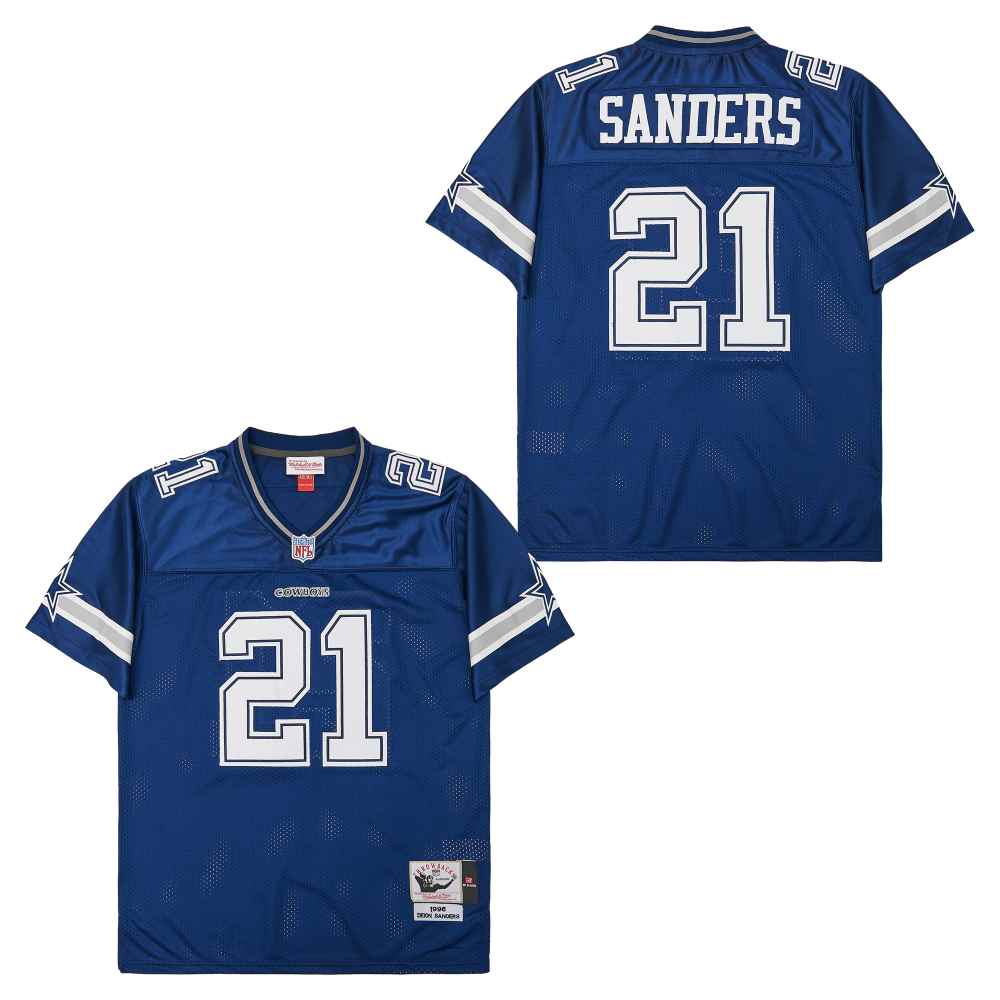Mitchell&Ness cowboys #21 Throwback Stitched NFL Jersey 2