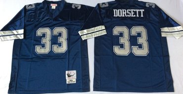 Mitchell&Ness cowboys #33 Tony Dorsett Throwback Stitched NFL Jerseys