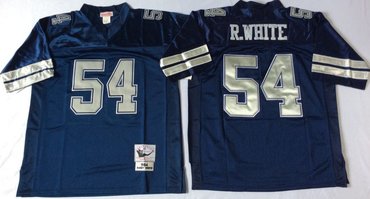 Mitchell&Ness cowboys 54 Randy White Throwback Stitched NFL Jersey