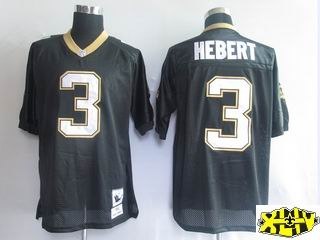 new orleans saints 3# hebert black golden 2010