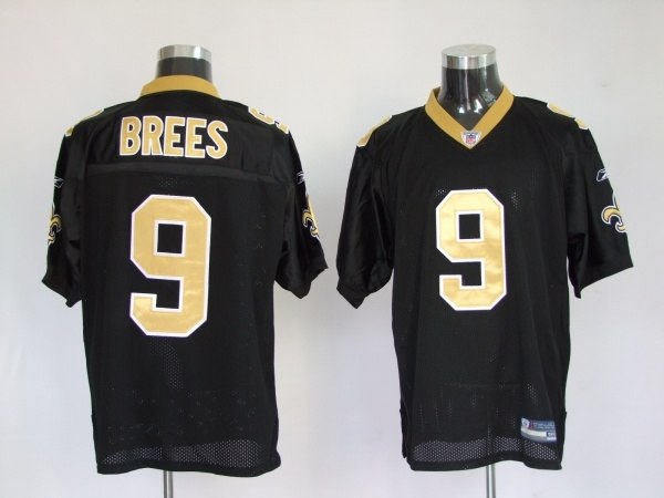 new orleans saints 9 drew brees black