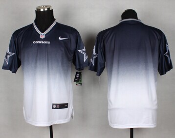 NEW Dallas Cowboys Customized Blue-White Drift Fashion II Elite NFL Jerseys